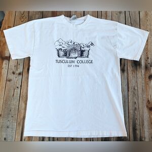 Vintage '90s NCAA Tusculum College  made in USA  men's size Large